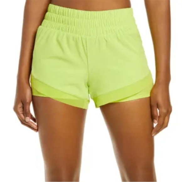 IVL Collective Race Pace Shorts Lime Punch Sz 10 - Picture 1 of 9